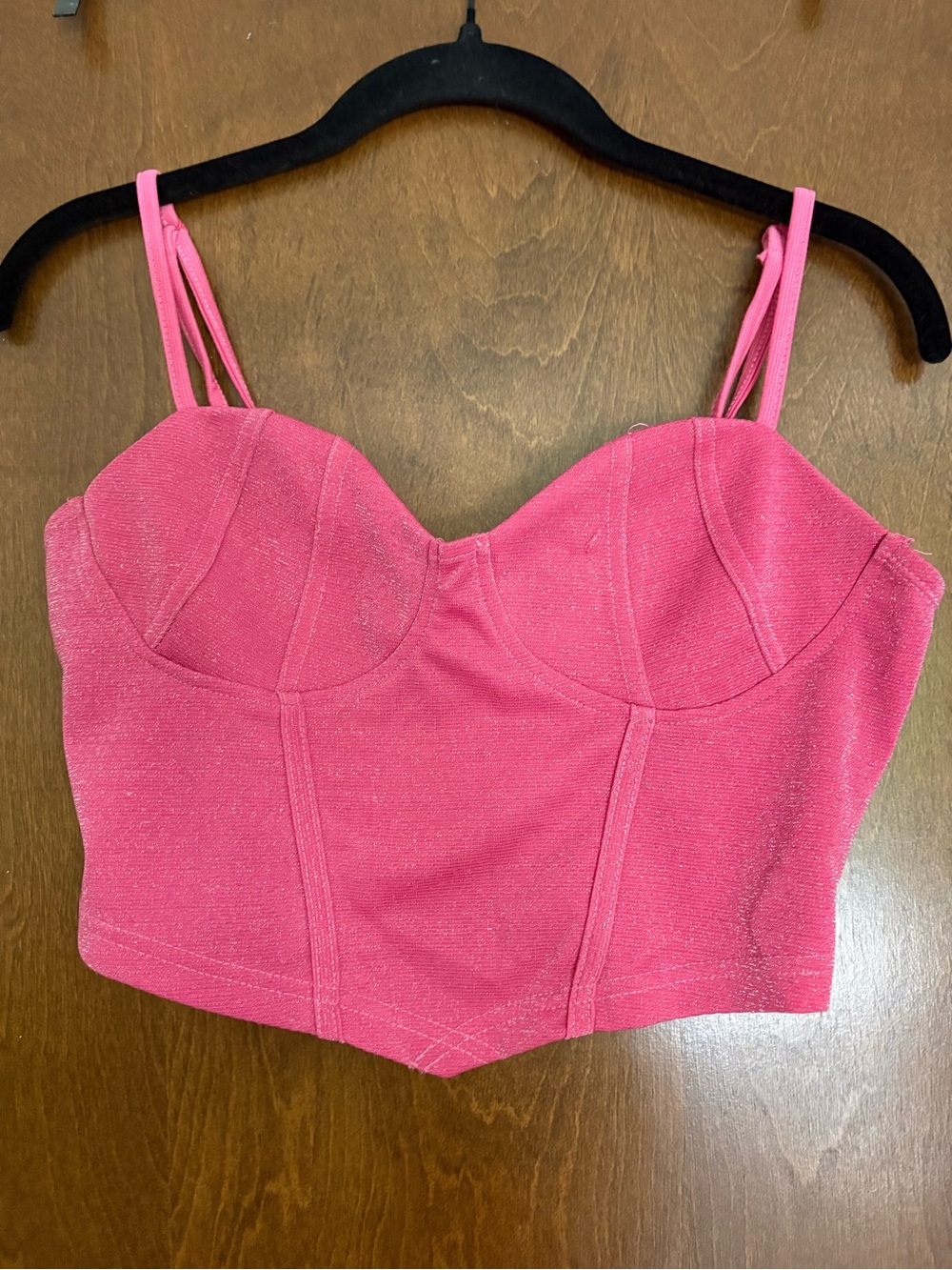 Hot Pink Corset Style Top